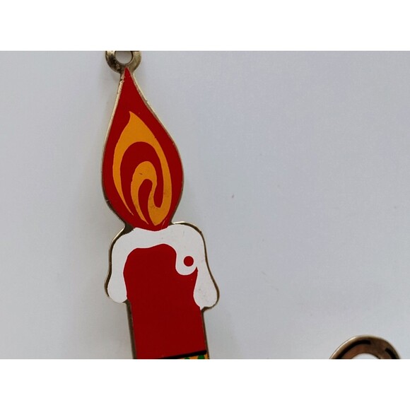 Lillian Vernon Lillikins Candle Brass Ornament Hand Painted Rare Vintage Find - Picture 4 of 8